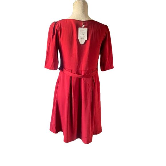 NWT RED BOW MATERNITY DRESS - Picture 2 of 5